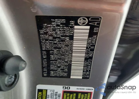 2015 Toyota Corolla L from USA, damaged, VIN 2T1BURHE4FC320356